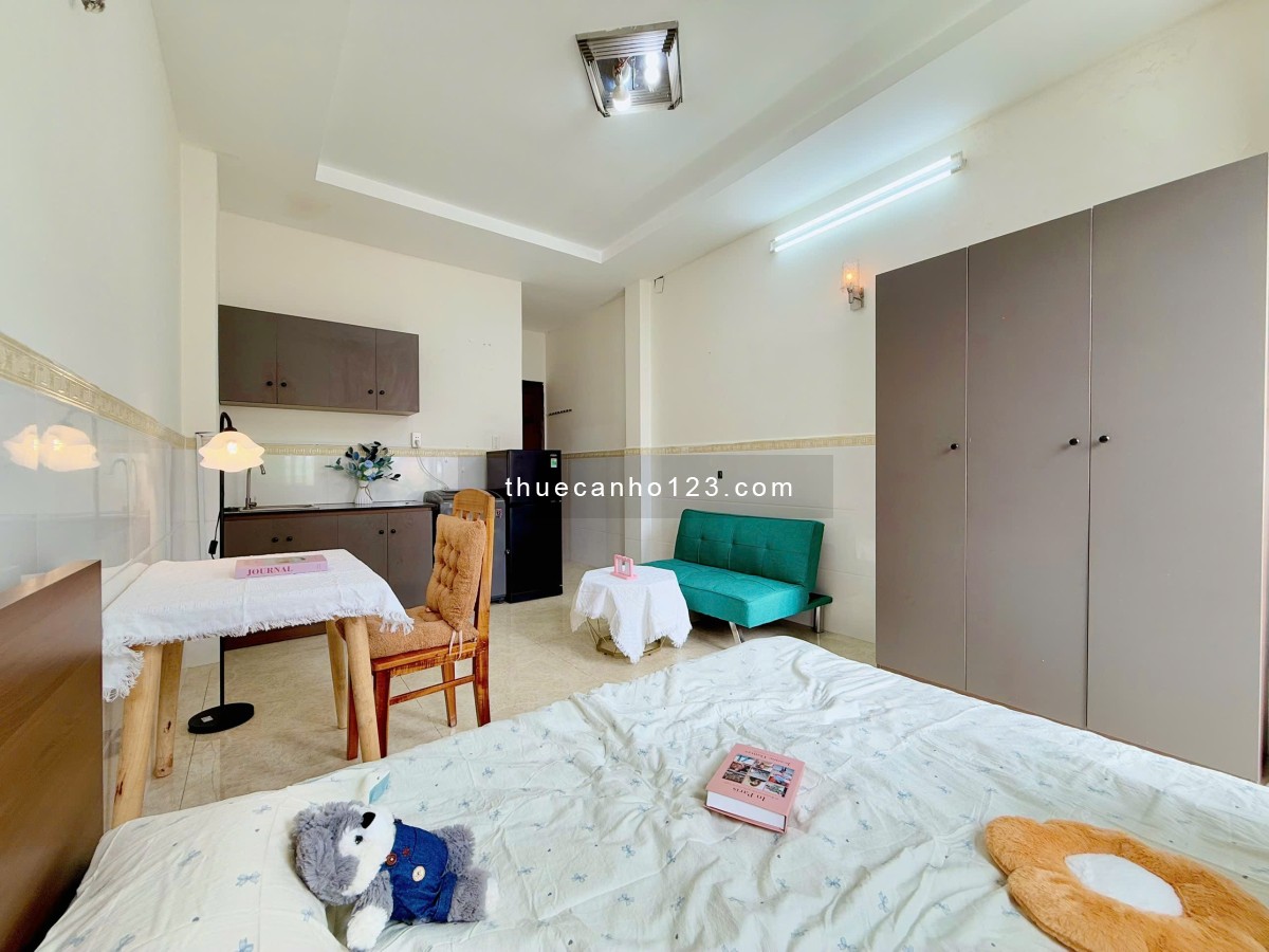 Cho thuê căn hộ 30m² full nội thất - Ban công lớn - Ngay Lotte Cộng Hòa - An ninh, có bảo vệ