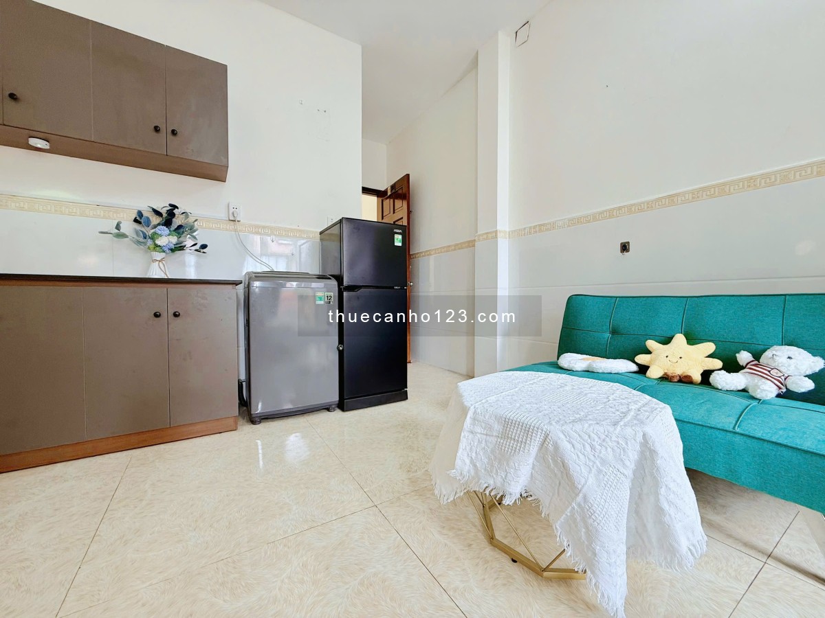 Cho thuê căn hộ 30m² full nội thất - Ban công lớn - Ngay Lotte Cộng Hòa - An ninh, có bảo vệ