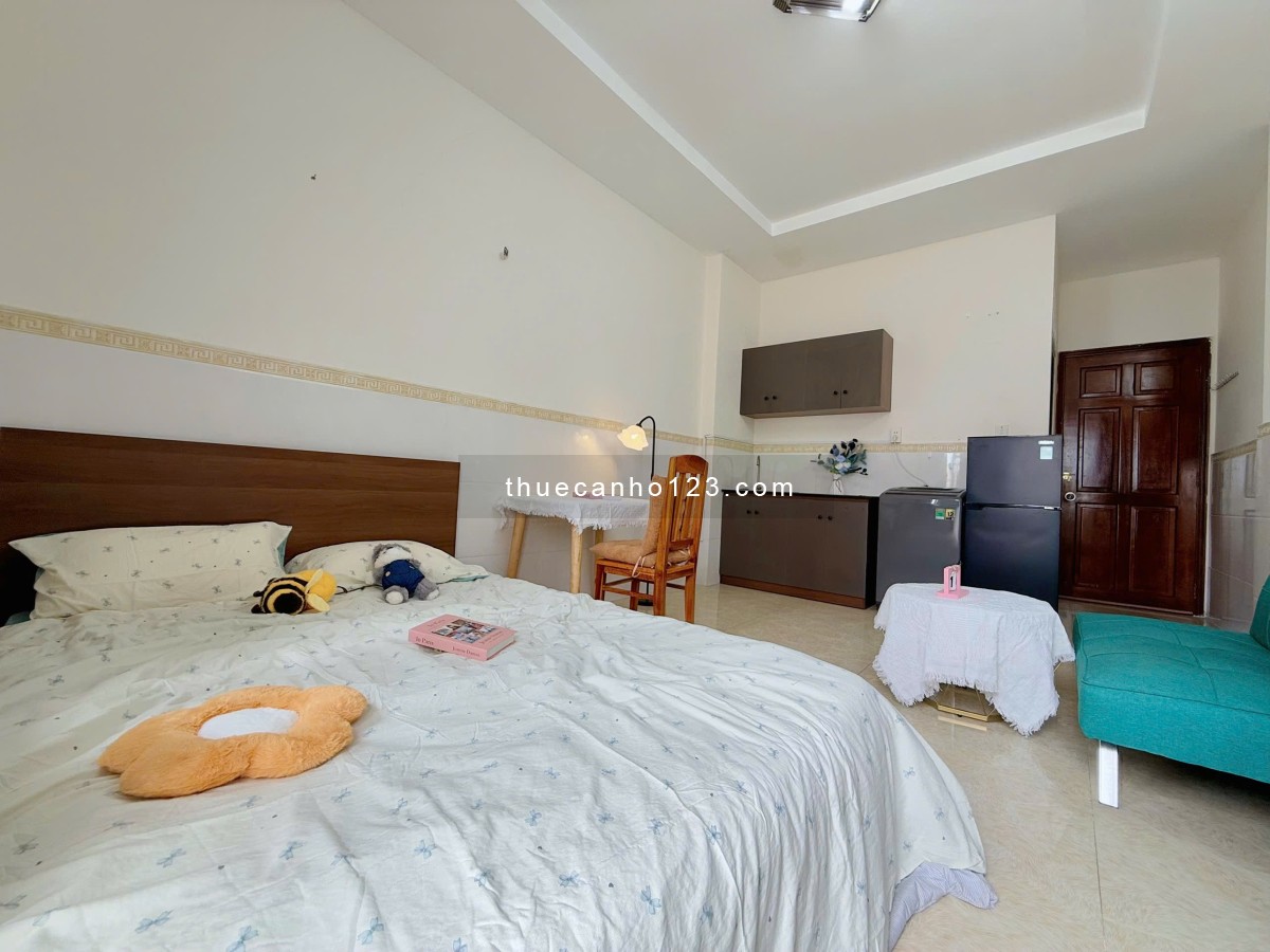 Cho thuê căn hộ 30m² full nội thất - Ban công lớn - Ngay Lotte Cộng Hòa - An ninh, có bảo vệ