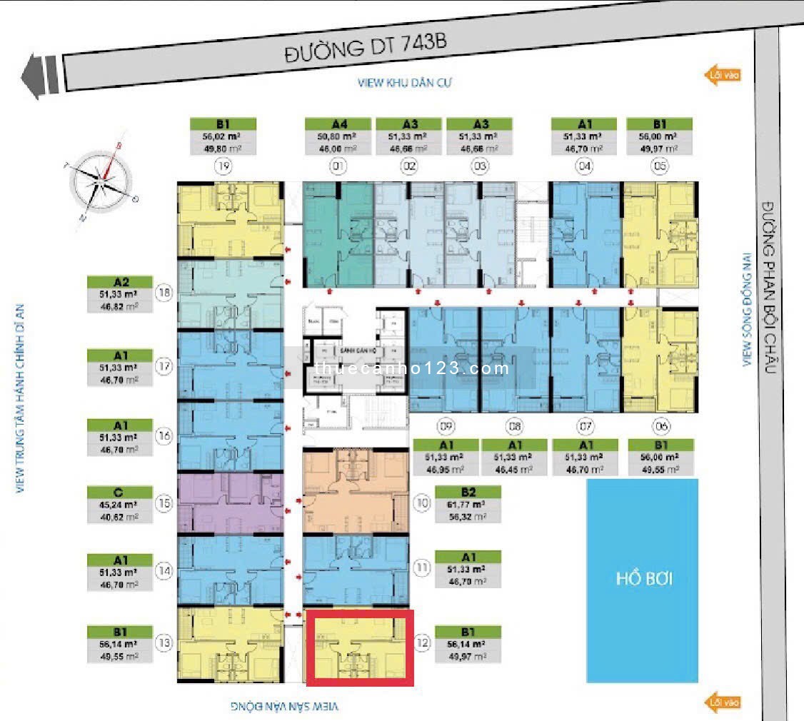 Cần cho thuê căn hộ 2 phòng ngủ đầy đủ nội thất Bcons Sala