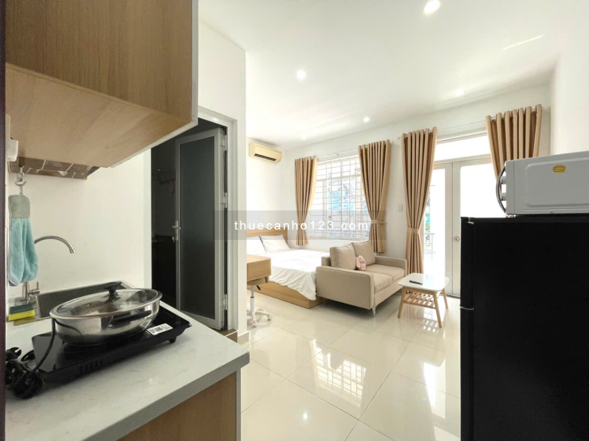 Studio Phan Đăng Lưu gần phố ẩm thực Phan Xích Long - BV Hoàn Mỹ - Co.op mart Rạch Miễu Phú Nhuận