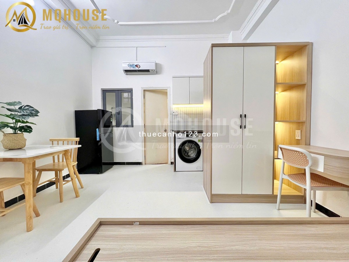 Khai trương Căn Hộ Studio/ 1PN Bacol - Nội thất cao cấp - Máy giặt riêng