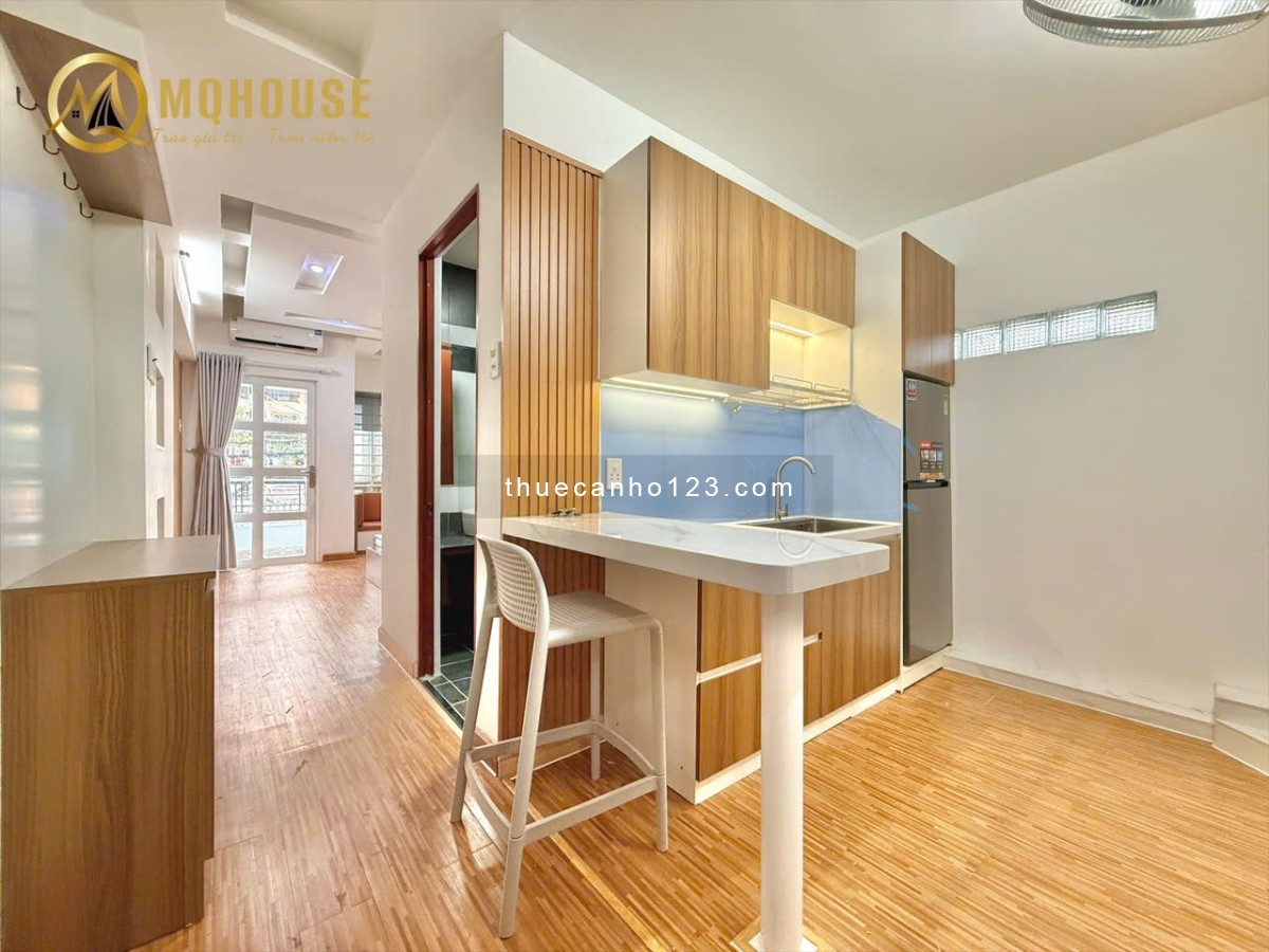 ️Căn Hộ Studio/1PN Bancon, Nội Thất Gỗ Cao Cấp – Sang Xịn – Vào Ở Ngay