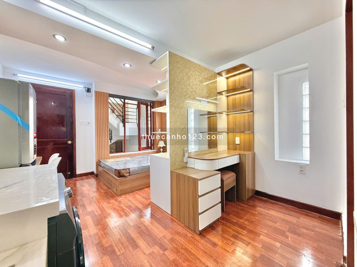 ️Căn Hộ Studio/1PN Bancon, Nội Thất Gỗ Cao Cấp – Sang Xịn – Vào Ở Ngay