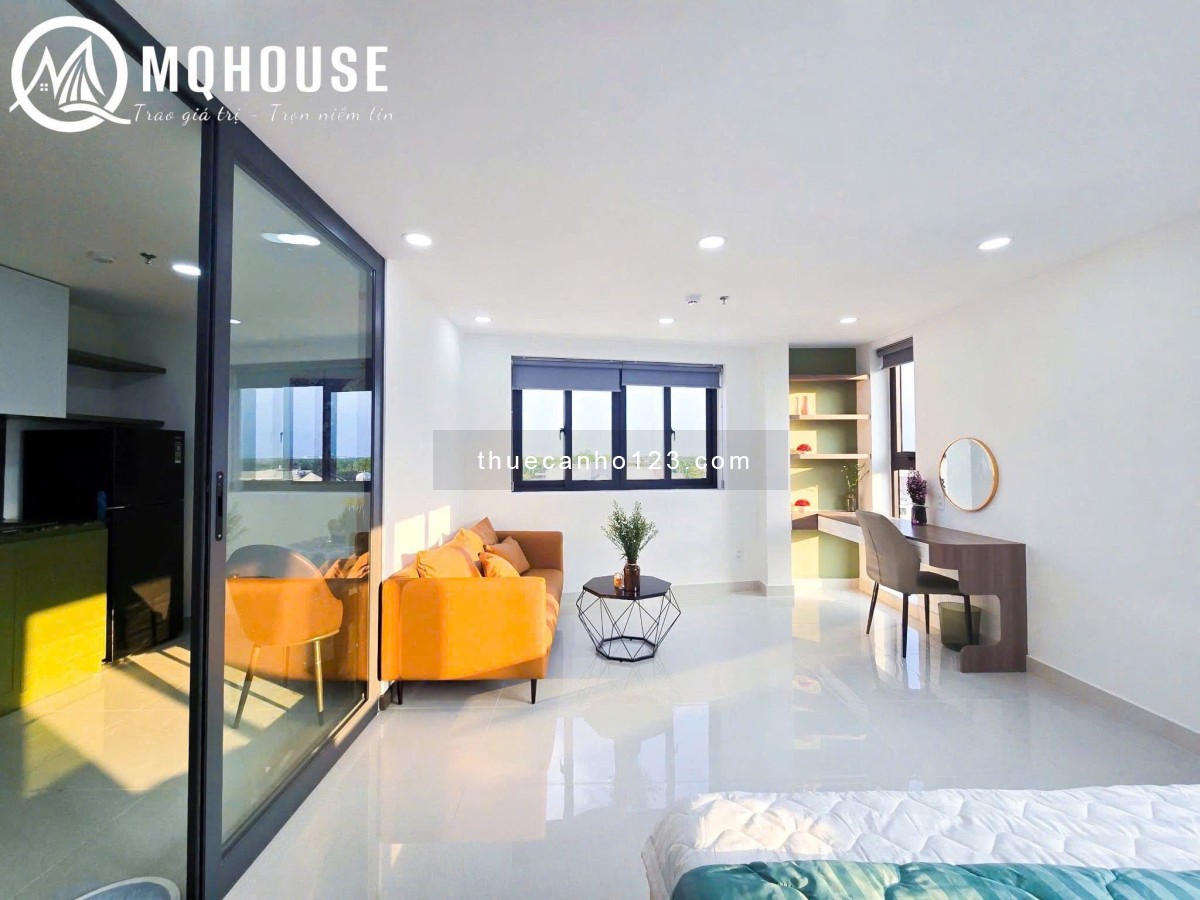 Khai trương 1 phòng ngủ ban công full nội thất 45m2. Giá chỉ từ 7,5 triệu gần RMIT, TDT, SC Vivo