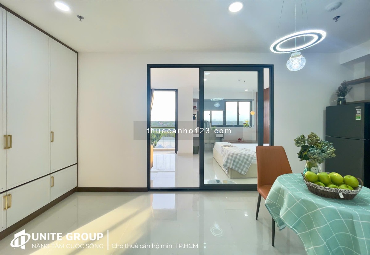 Khai trương 1 phòng ngủ ban công full nội thất 45m2. Giá chỉ từ 7,5 triệu gần RMIT, TDT, SC Vivo