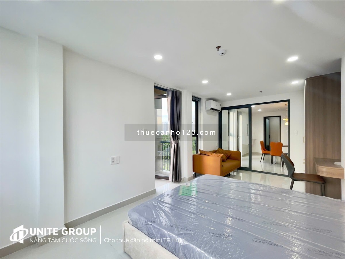 Khai trương 1 phòng ngủ ban công full nội thất 45m2. Giá chỉ từ 7,5 triệu gần RMIT, TDT, SC Vivo