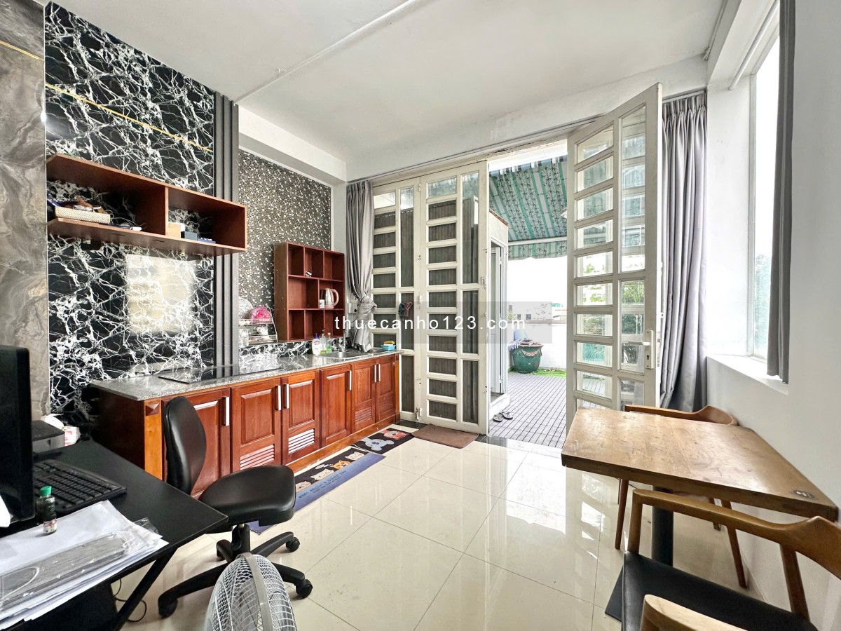 Cho Thuê Penhouse 1PN Full Nội Thất Bancol Ngay CV Hoàng Văn Thụ
