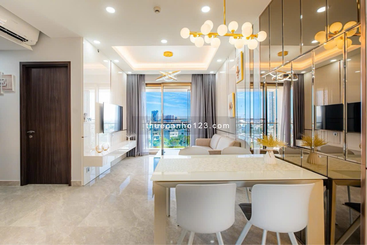 Cần cho thuê CH The Peak Midtown M8, nhà mới, giá cực rẻ, 2 phòng ngủ, có ô xe. LH: 0916529786
