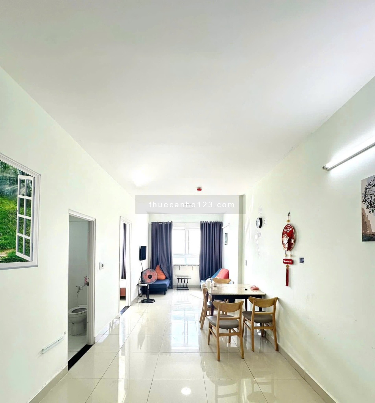 Chung cư IDICO, đường Lũy Bán Bích: 71m2, 2p ngủ, 2wc, 9tr, nhà mới