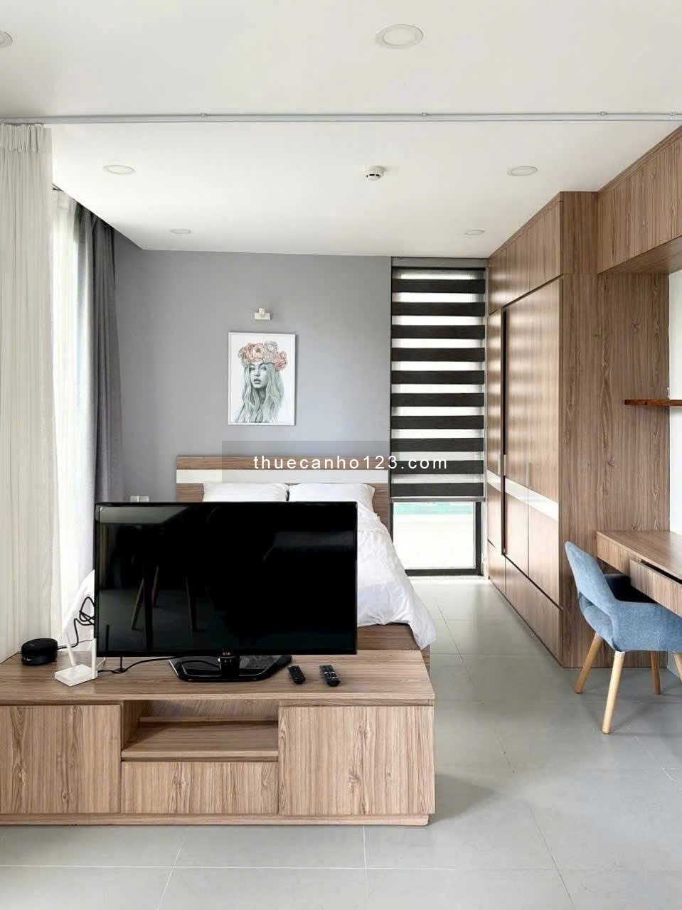 Căn hộ studio/1PN ban công/cửa sổ ngay Trường Sa, trung tâm khu phố Nhật - Phạm Viết Chánh, BT