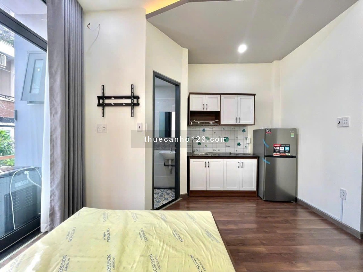 Cho thuê căn hộ ngay hutech, Xô Viết Nghệ Tĩnh, Bình Thạnh, đầy đủ tiện nghi, có ban công/ cửa sổ,..