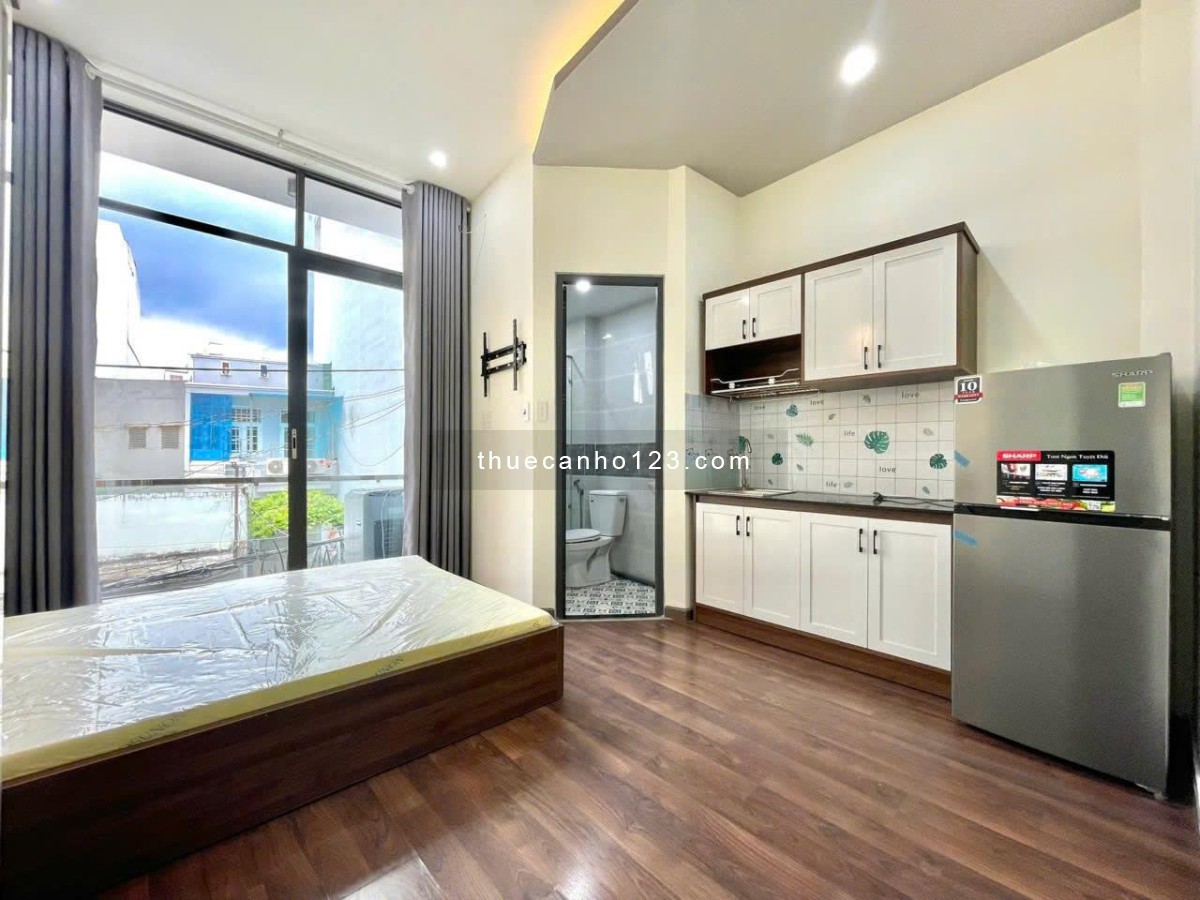 Cho thuê căn hộ ngay hutech, Xô Viết Nghệ Tĩnh, Bình Thạnh, đầy đủ tiện nghi, có ban công/ cửa sổ,..