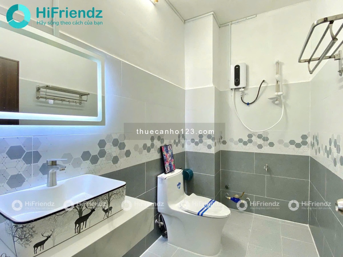 Căn hộ dịch vụ Giá Rẻ - Cửa sổ trời - Full nội thất - An dương vương - Bến Xe Miền Tay - Hậu Giang