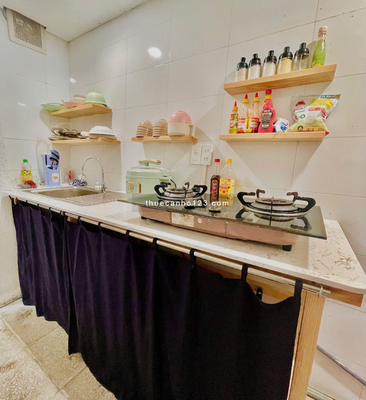 Cho thuê căn hộ mini bao điện nước, wifi free (đầy đủ tiện nghi, nội thất cơ bản)