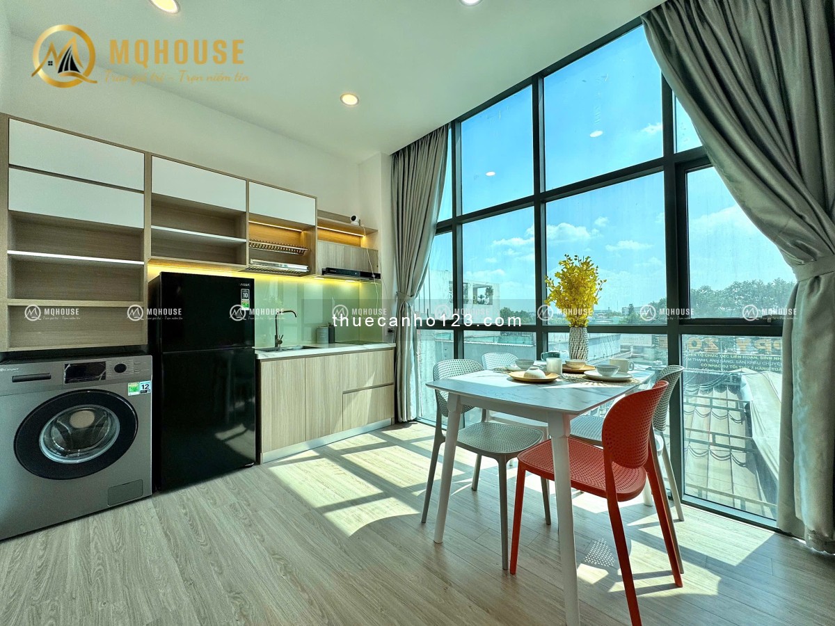 Căn hộ full nội thất view kính siêu đẹp Tân Bình - 0909186134