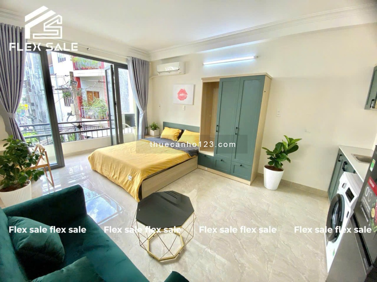 [TRỐNG] Studio bancol 40m2 - Nội thất đầy đủ từ A-Z, nhà mới tinh ngay Phan Đăng Lưu