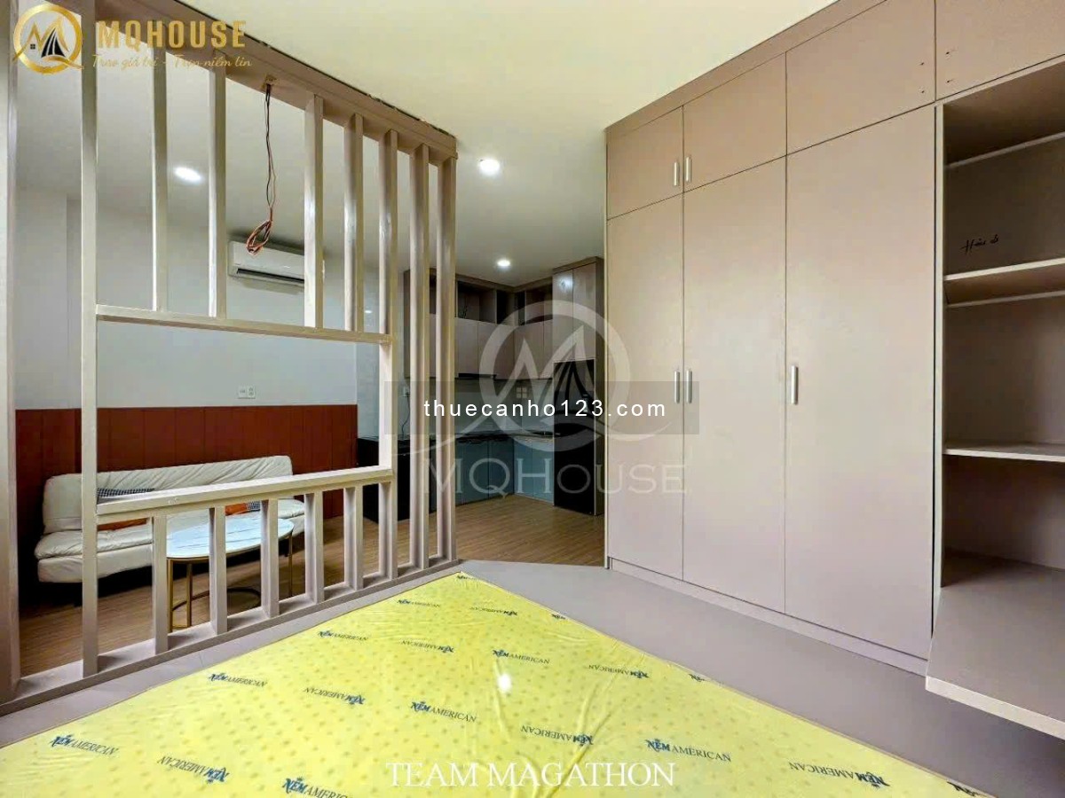 Khai trương căn hộ mới tách bếp Balcon/ cửa sổ, 45m², nội thất cực sang – Cầu Thị Nghè - Bình Thạnh