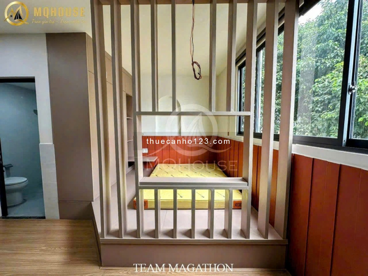 Khai trương căn hộ mới tách bếp Balcon/ cửa sổ, 45m², nội thất cực sang – Cầu Thị Nghè - Bình Thạnh