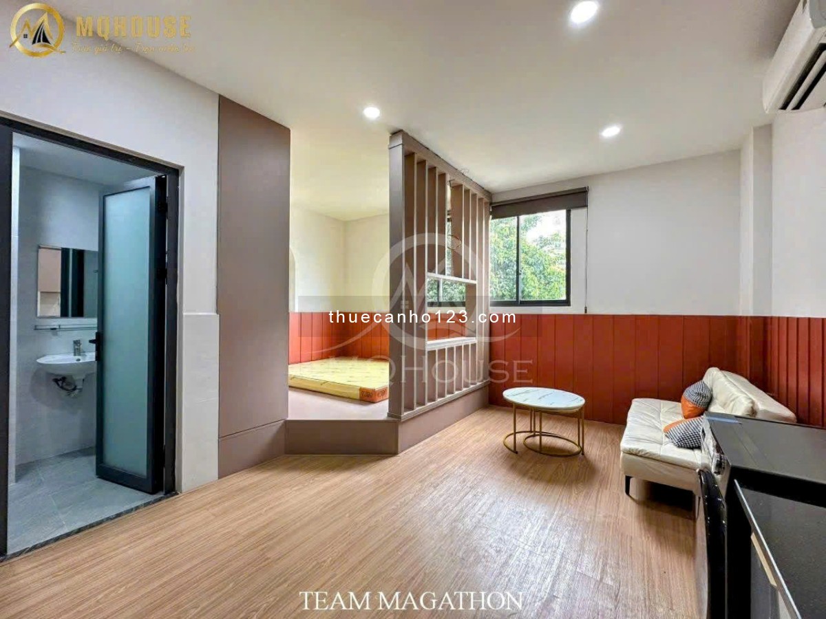 Khai trương căn hộ mới tách bếp Balcon/ cửa sổ, 45m², nội thất cực sang – Cầu Thị Nghè - Bình Thạnh