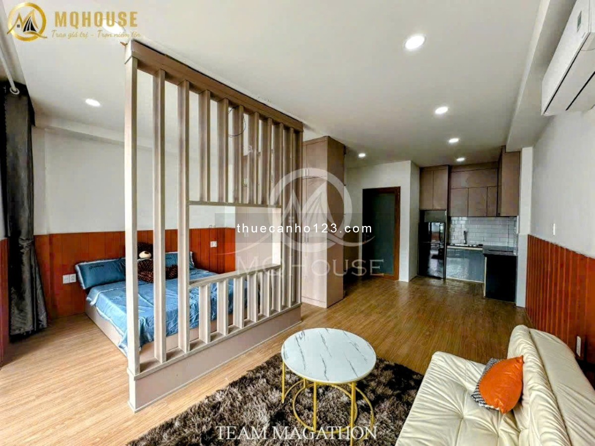 Khai trương căn hộ mới tách bếp Balcon/ cửa sổ, 45m², nội thất cực sang – Cầu Thị Nghè - Bình Thạnh