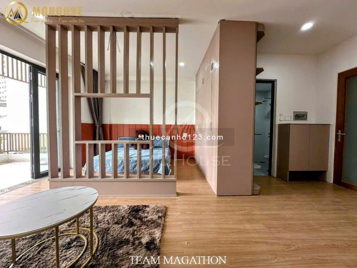 Khai trương căn hộ mới tách bếp Balcon/ cửa sổ, 45m², nội thất cực sang – Cầu Thị Nghè - Bình Thạnh