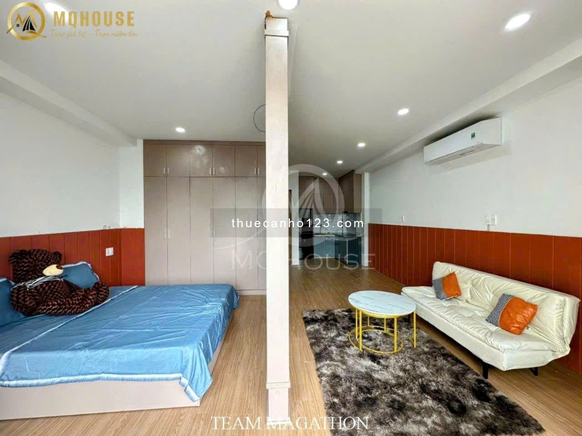 Khai trương căn hộ mới tách bếp Balcon/ cửa sổ, 45m², nội thất cực sang – Cầu Thị Nghè - Bình Thạnh