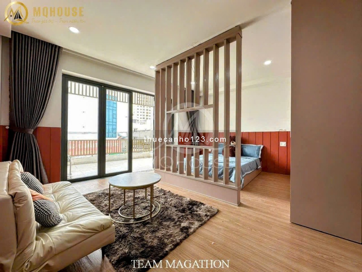 Khai trương căn hộ mới tách bếp Balcon/ cửa sổ, 45m², nội thất cực sang – Cầu Thị Nghè - Bình Thạnh