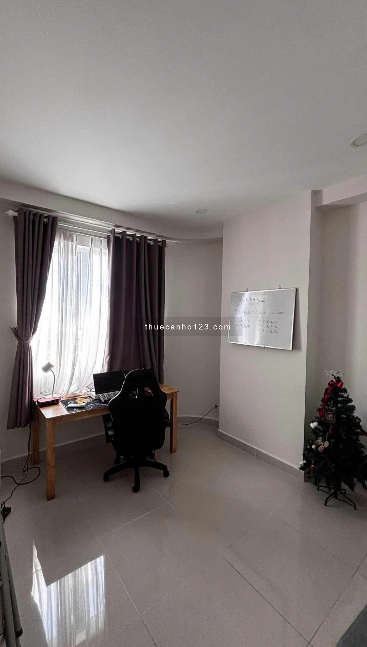 Chung cư Melody, 869 Âu cơ, Tân Phú: 78m2, 2p ngủ, 2wc, NT, 12tr/th.