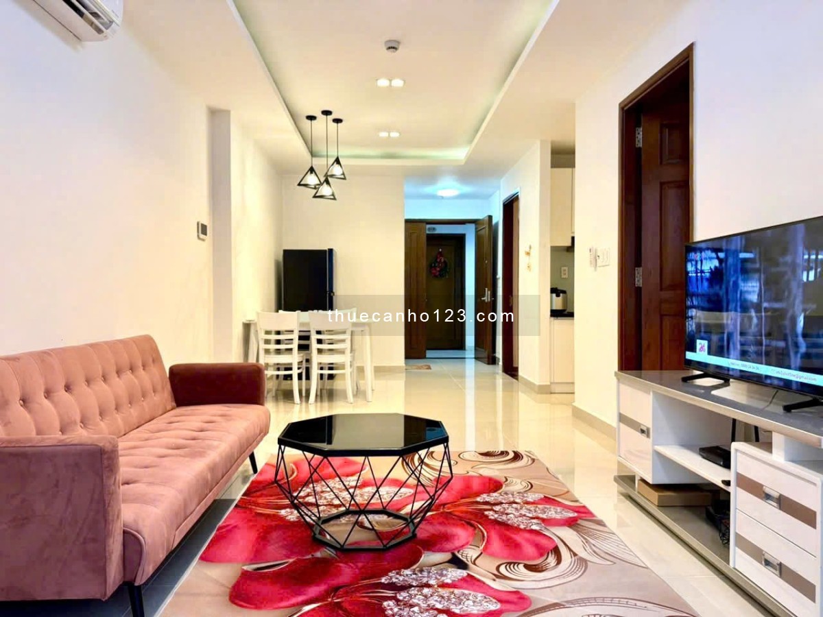 cho thuê căn hộ cky center 2 phòng ngủ, full nội thất cao cấp giá 15 triệu