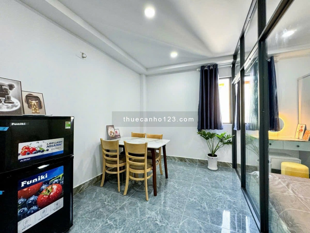 Hot trống sẵn – Căn hộ 1PN riêng full nội thất – Tách bếp – Cửa sổ thoáng mát