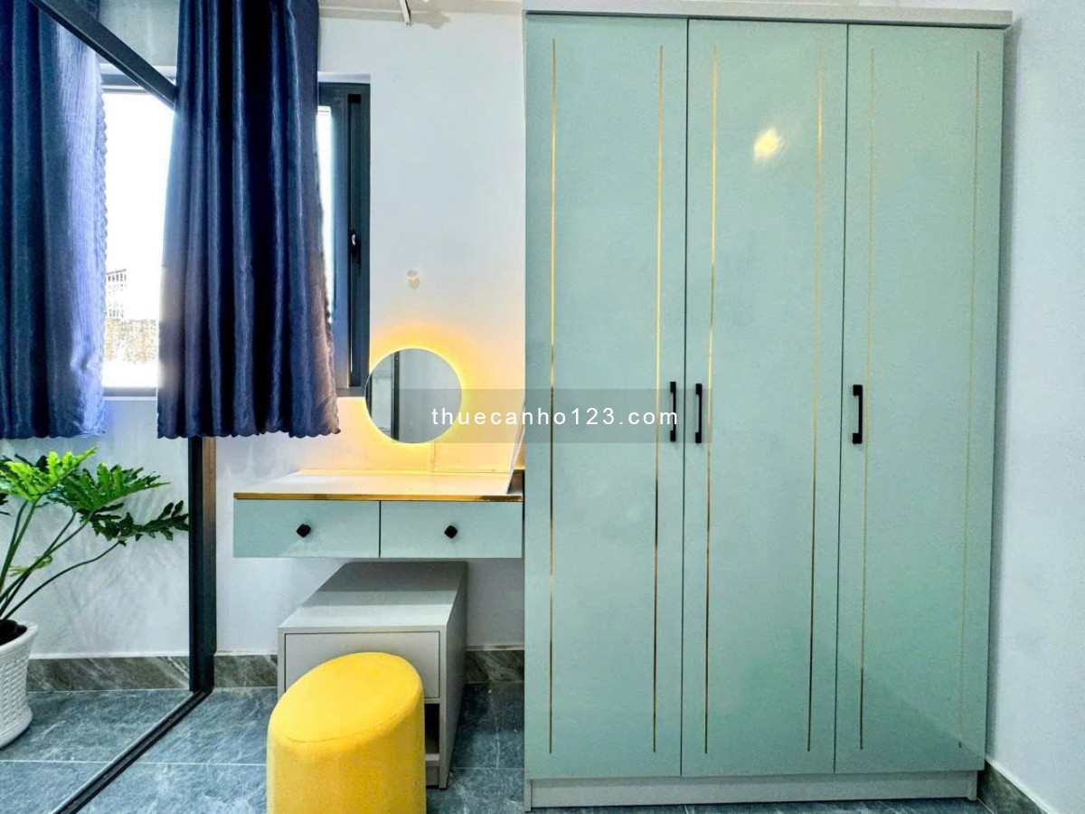 Hot trống sẵn – Căn hộ 1PN riêng full nội thất – Tách bếp – Cửa sổ thoáng mát