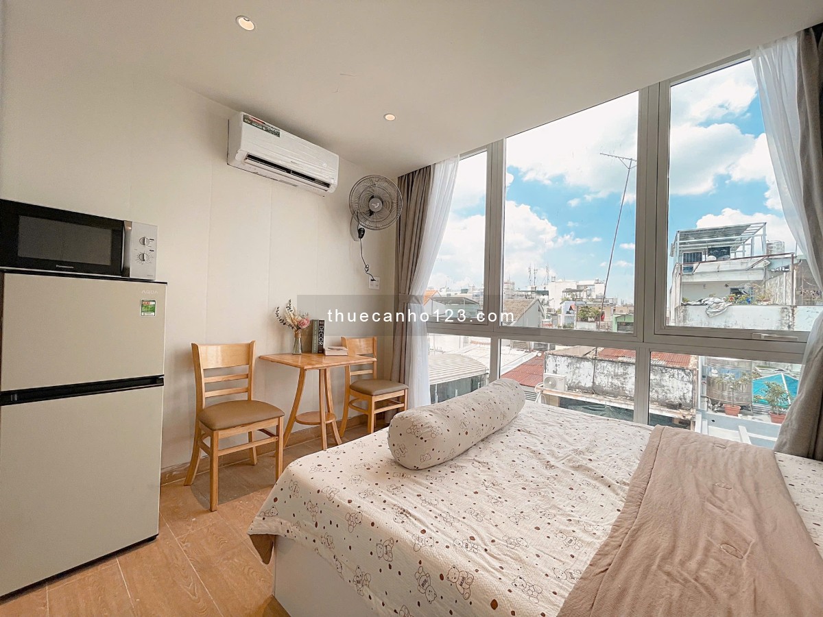 Căn Hộ Ban Công Rộng Thoáng - chỉ 6Tr3 - Khu Trung Tâm - view Thành Phố - Chỉ 1 phòng