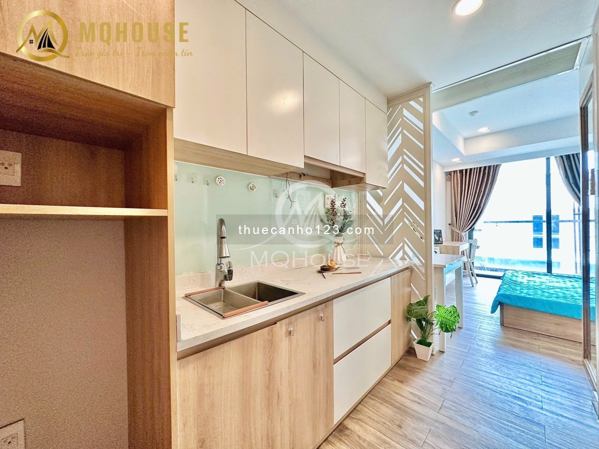 Căn hộ ban công sáng thoáng - Full nội thất khu gần sân bay - Tân Bình