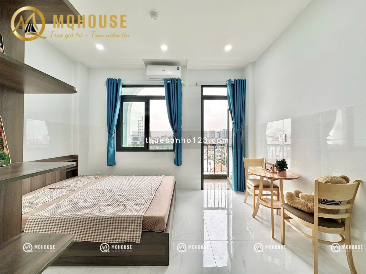 Cho thuê căn hộ ban công Full NT ngay Luỹ Bán Bích, Tân Phú