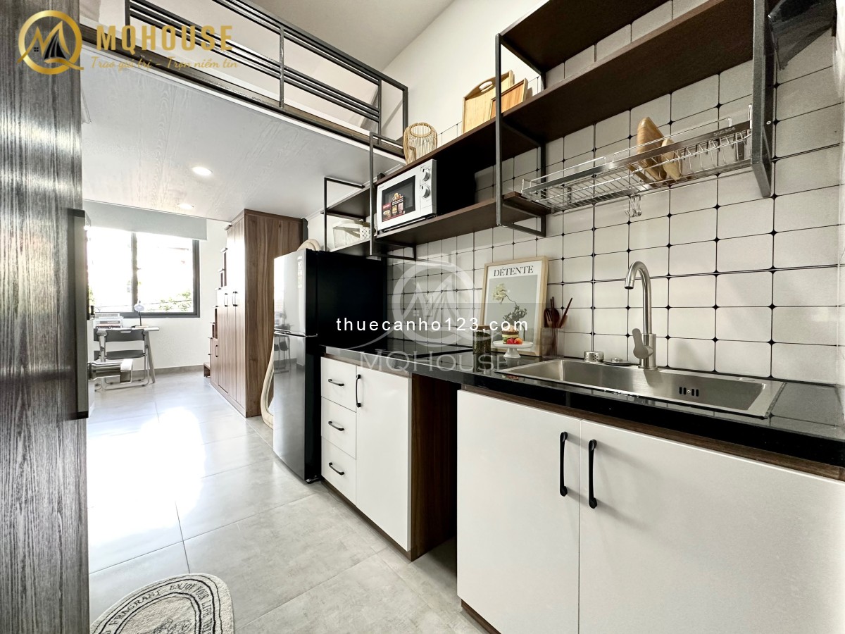 Cho thuê căn hộ Tân Bình 1PN 1WC, 35m2, 6,5 triệu ngay Ni Sư Huỳnh Liên