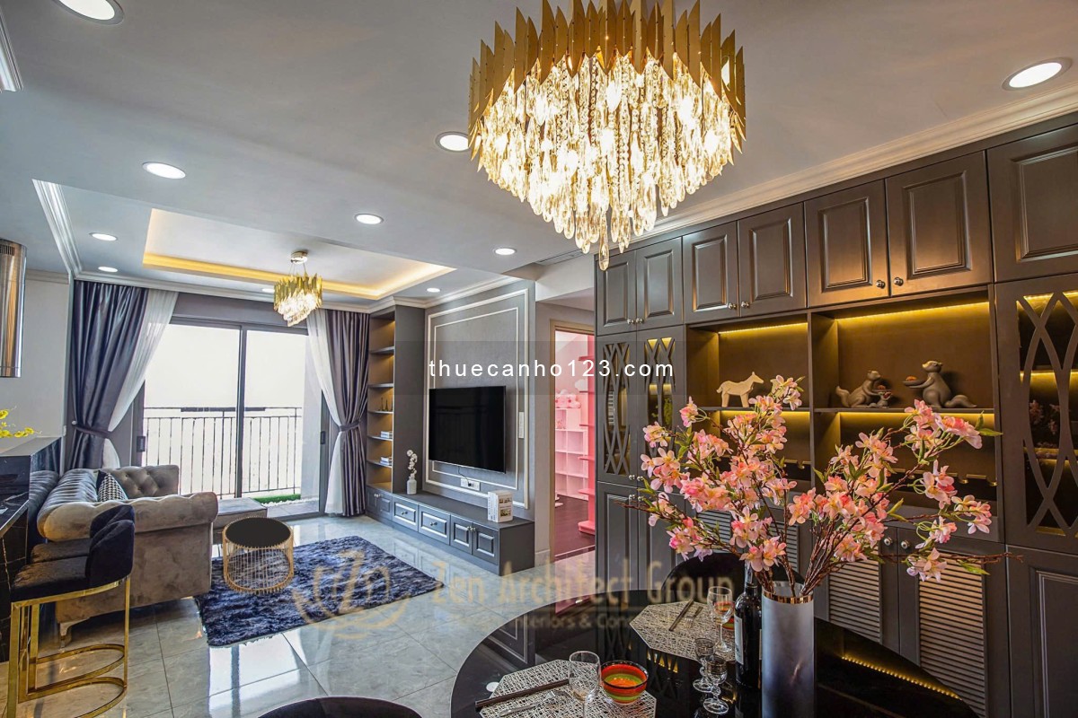 Cho thuê căn hộ Newton Residence, 3Pn2Wc Full Nội Thất Đẹp 27Tr có Slot Ô Tô Tel 0846616468 Tèo