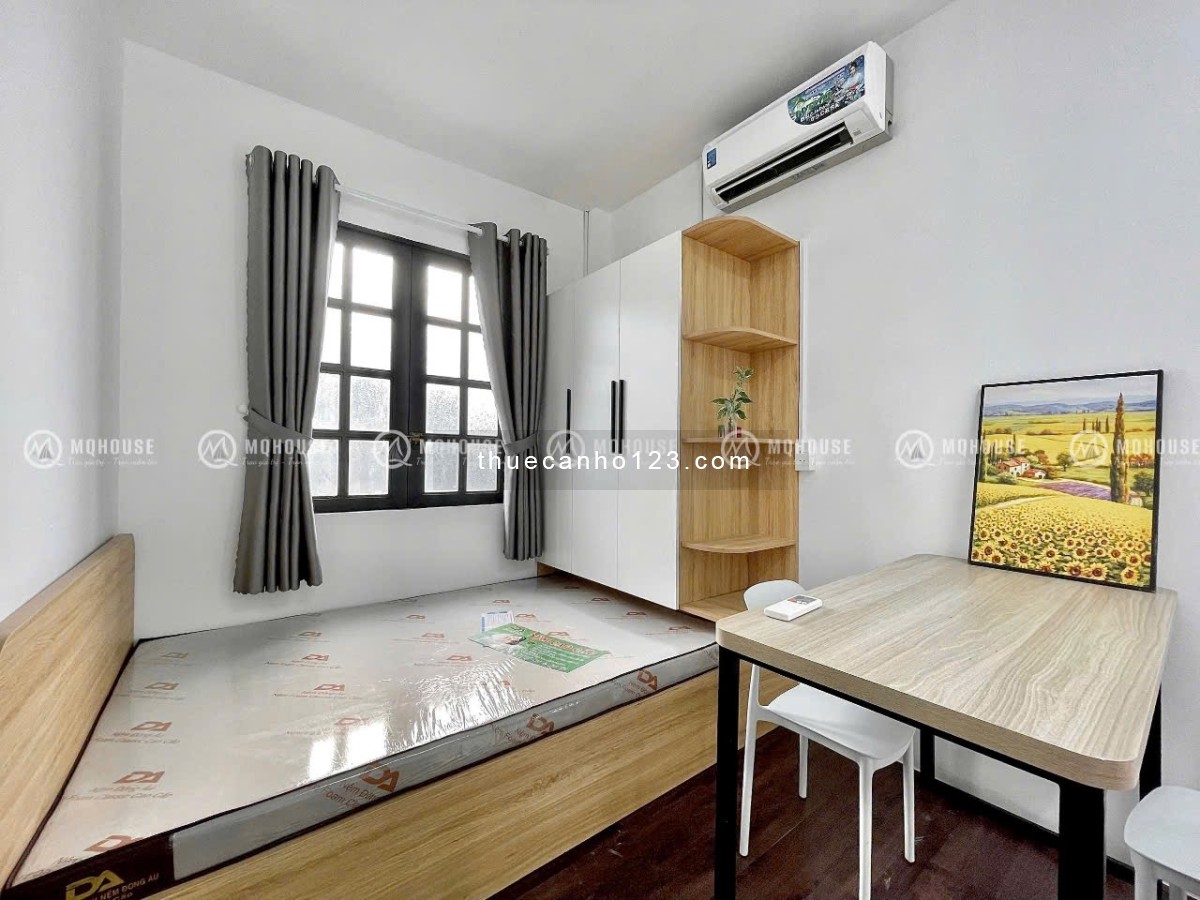  Căn Hộ Studio Phòng Ngủ Riêng Tách Bếp 35m2 Ban Công Lớn ️ Full Nội Thất
