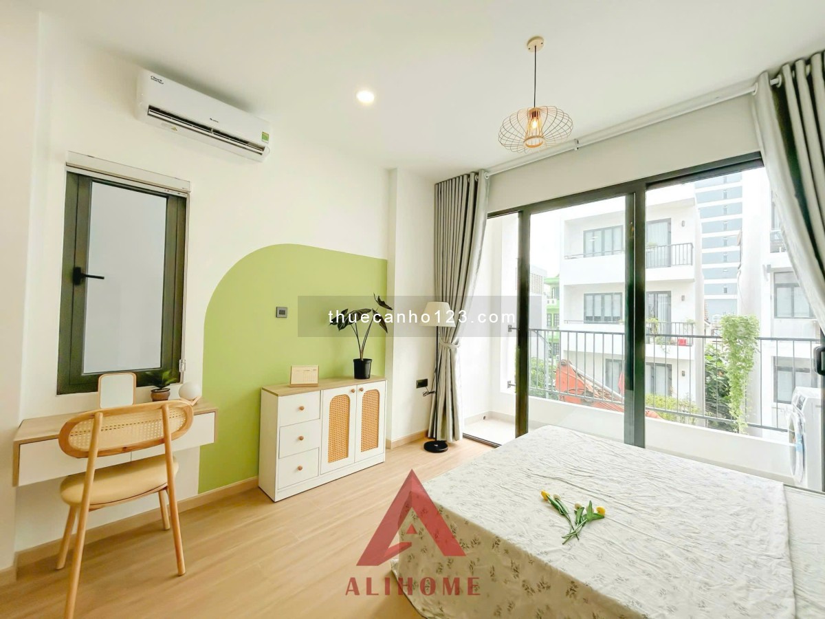 Vibe Nhật chill - Bancol thoáng, nội thất hiện đại, xịn từ trong ra ngoài - Khu cầu Thị Nghè