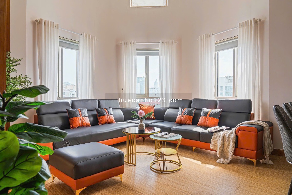 Cho thuê căn hộ penthouse duplex 4Pn Saigon Pavillon Full nội thất cao cấp 43Tr Tel 0942811343