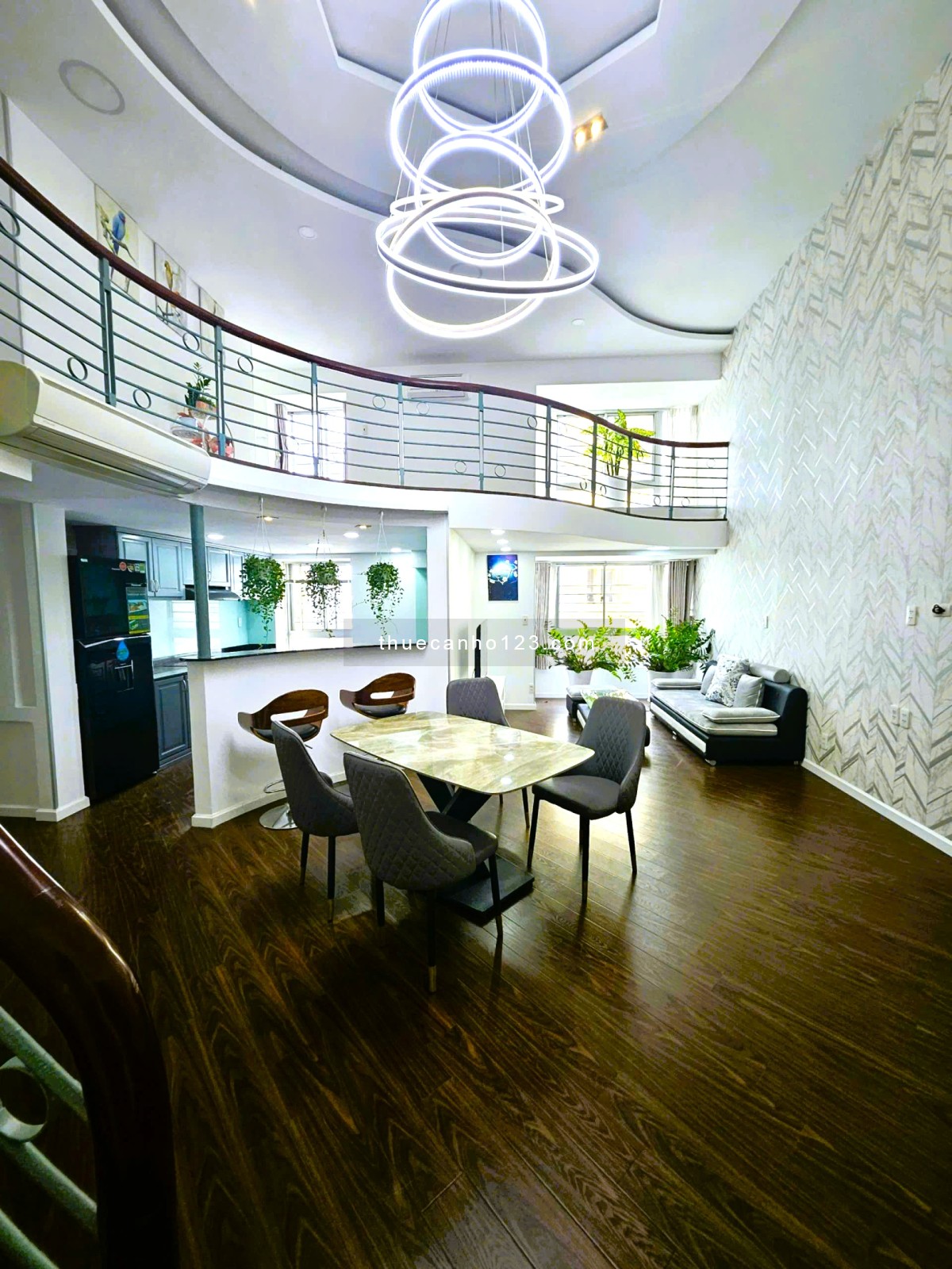 Duplex 4PN siêu rộng 130m² – Full nội thất chỉ 26tr/tháng tại SkyGarden, đẹp hơn cả hình!