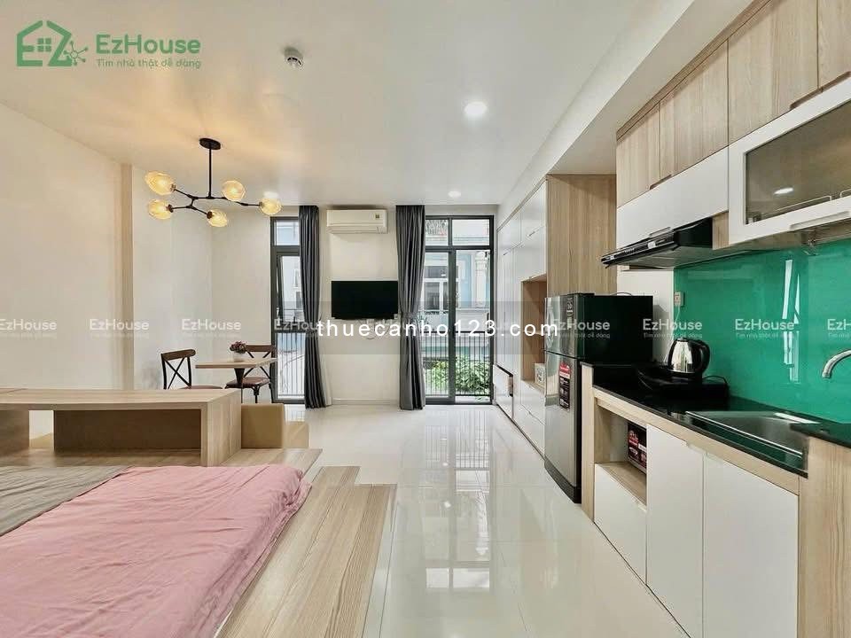 Studio ban công siêu xinh – full nội thất gần CV Hoàng Văn Thụ - Etown Cộng Hoà - 0909186134