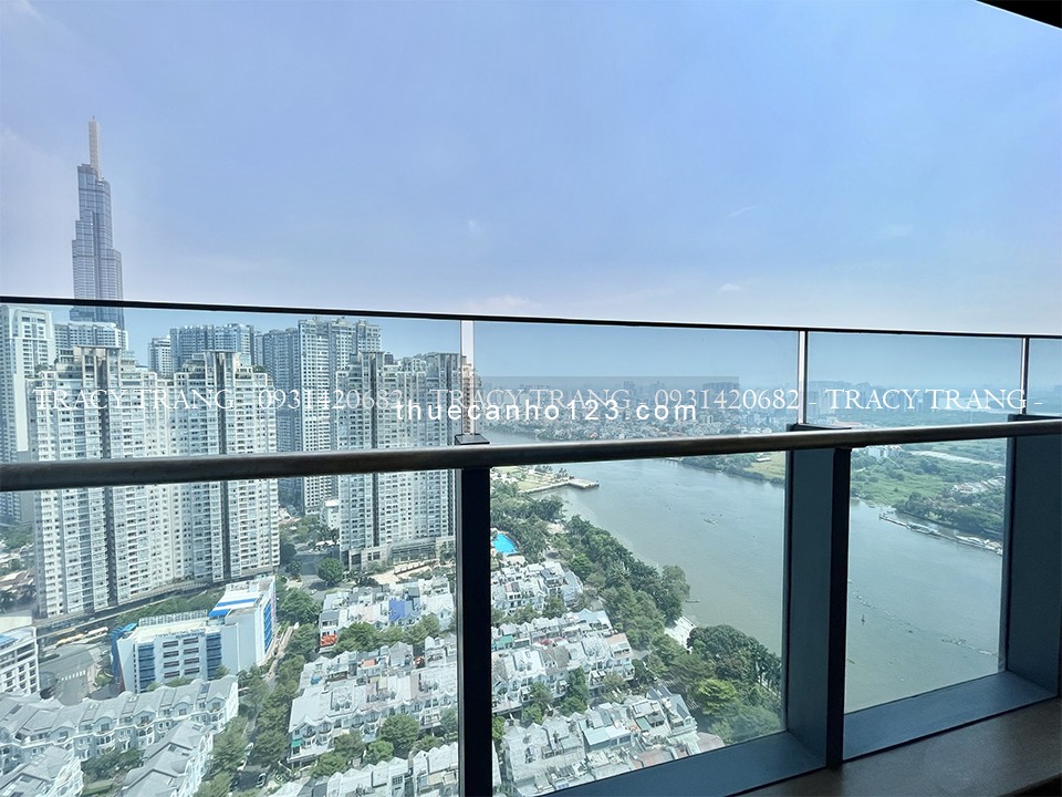 Cho thuê căn hộ Sunwah Pearl 2+1PN - Nội thất cơ bản - tầng cao