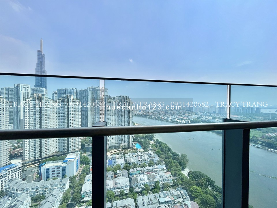 Cho thuê căn hộ Sunwah Pearl 2+1PN - Nội thất cơ bản - tầng cao
