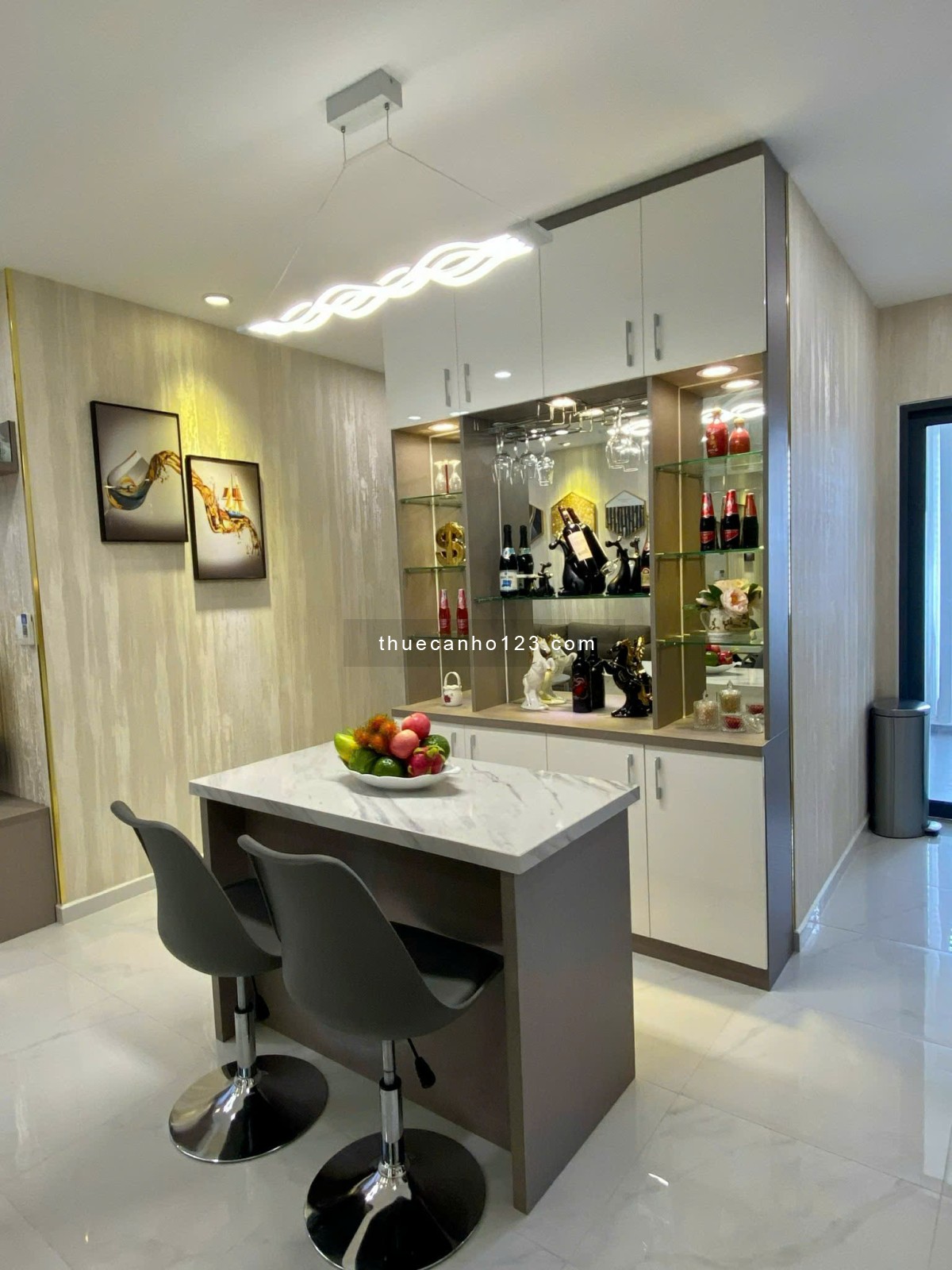 Cho thuê căn hộ Dluso Quận 2, DT 72m2, 2PN, nội thất đẹp, nhà mới. Giá 19tr/th.