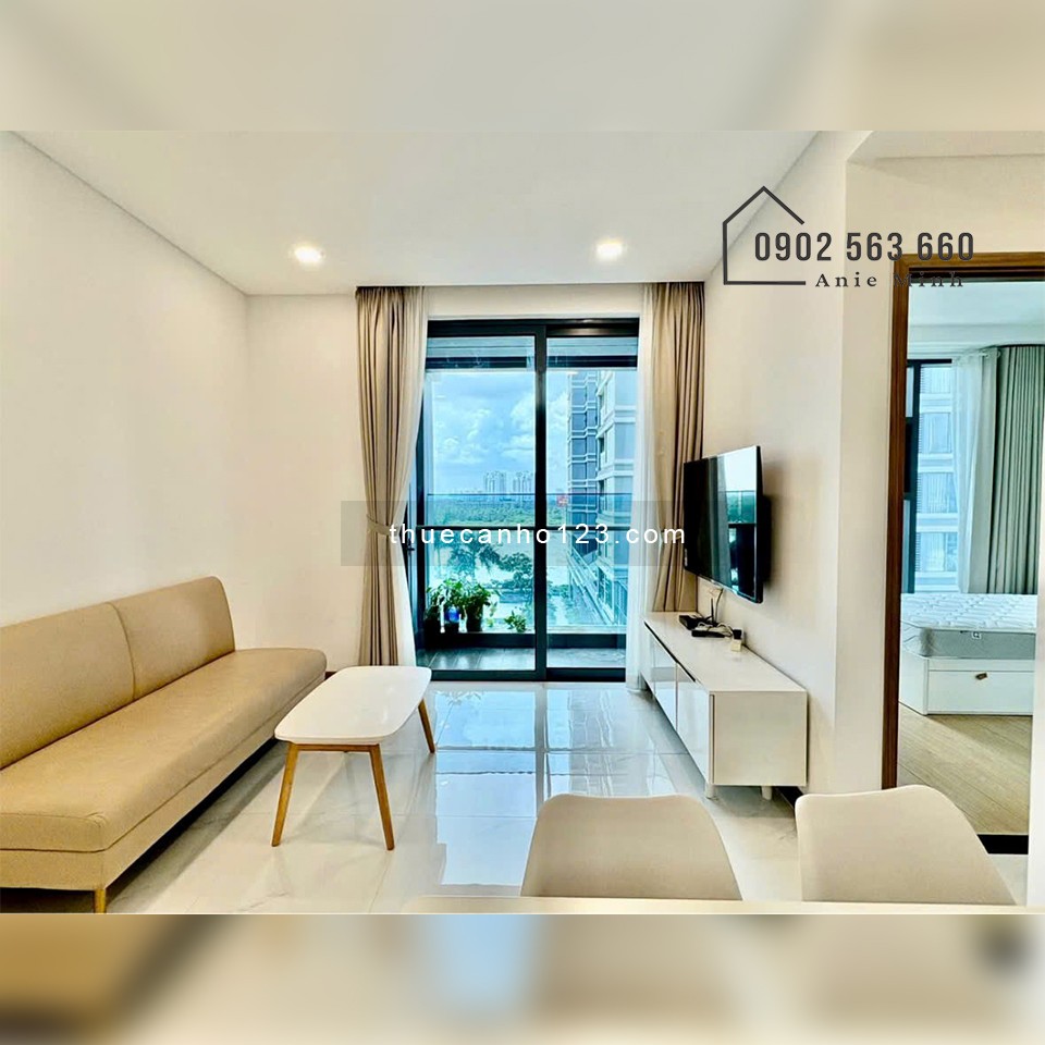 Sunwah Pearl - Cho thuê 1PN - tầng cao, view sông SG