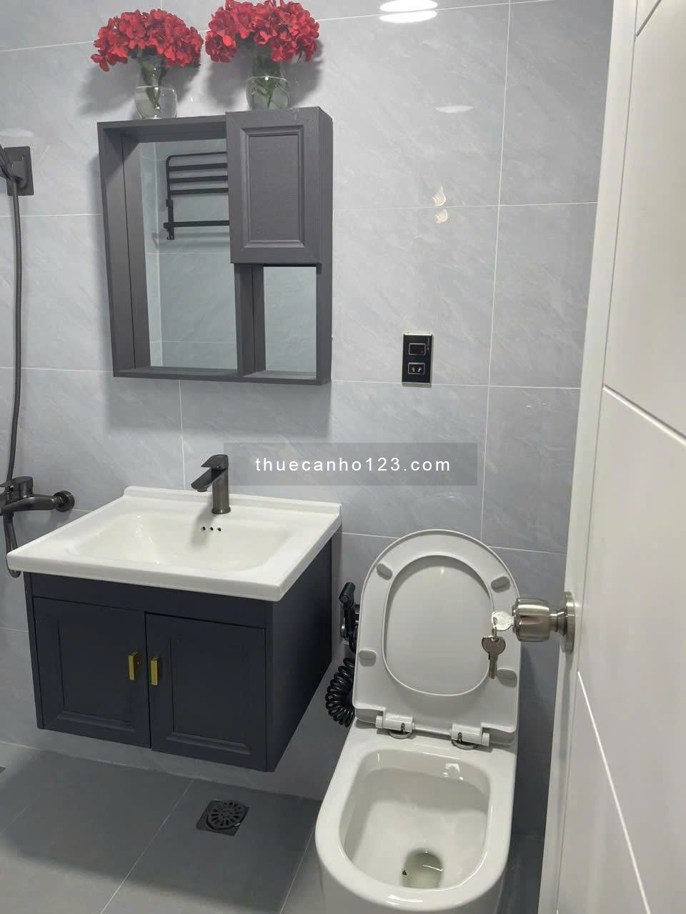 Chung cư 8x plus Trường Chinh, Q12: 80m2, 3p ngủ, NT, 9.5tr/th