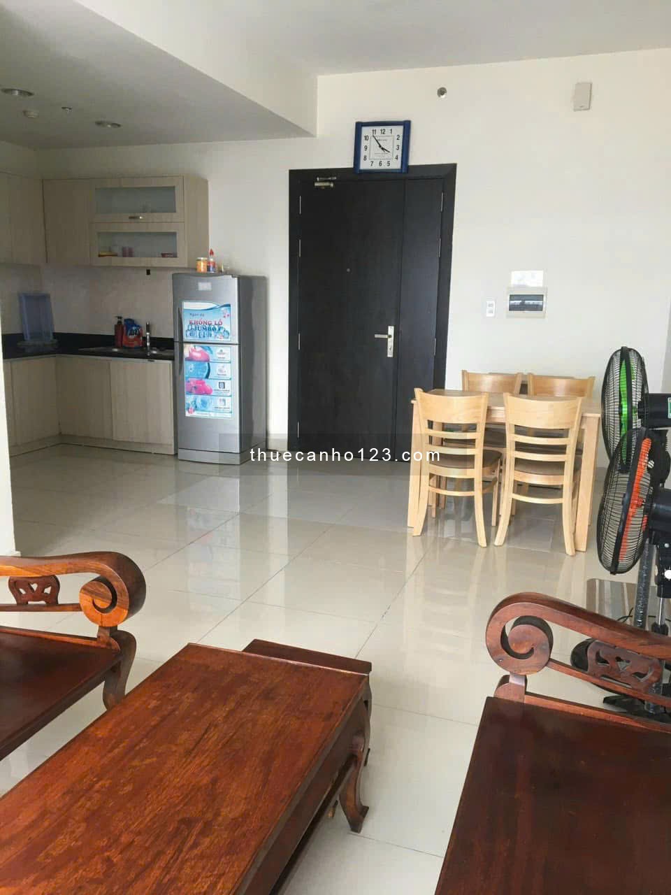 12tr/tháng, chung cư Carillon 5, Hòa Thạnh, TP: 77m2, 2p ngủ, NT