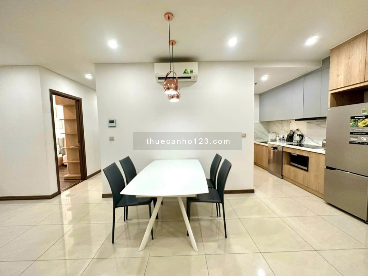 Chung cư Satra, Phan Đăng Lưu, P7, PN: 90m2, 2pn 2wc 17tr/tháng, nội thất