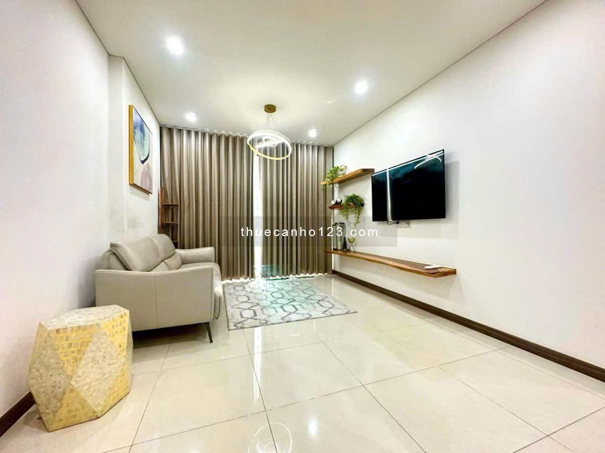 Chung cư Satra, Phan Đăng Lưu, P7, PN: 90m2, 2pn 2wc 17tr/tháng, nội thất